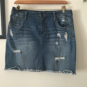 Missimo denim stretch jean skirt
